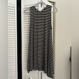 Socialite Monochrome Striped dress size large